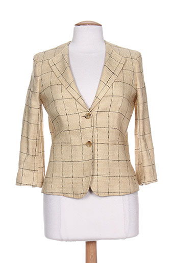 maxmara vestes femme de couleur beige
