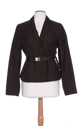maxmara vestes femme de couleur marron