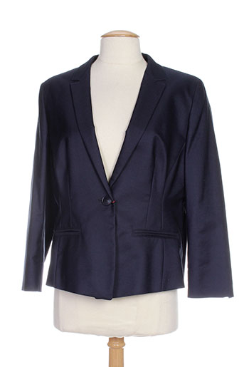 maxmara vestes femme de couleur bleu