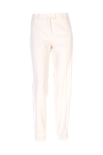 maxmara pantalons femme de couleur beige