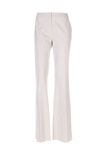 maxmara pantalons femme de couleur beige