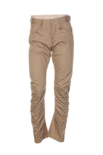 jack EFFI_CHAR_1 jones pantalons homme de couleur beige
