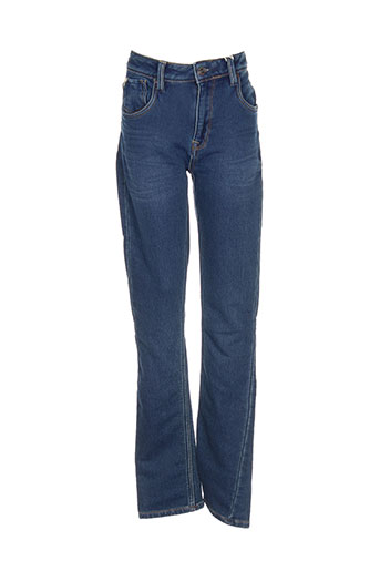 teddy smith jeans fille de couleur bleu
