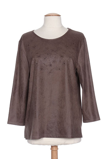 femmes je vous aime t-shirts / tops femme de couleur marron
