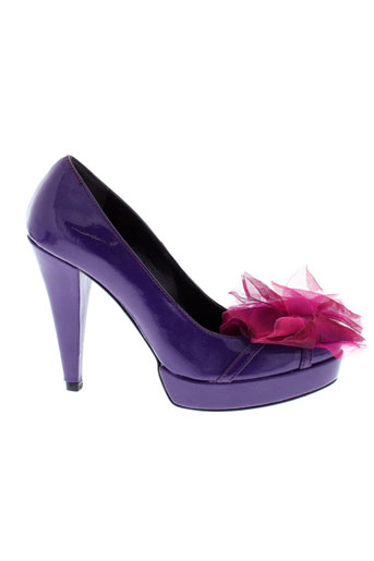 bijou de pied chaussures femme de couleur violet