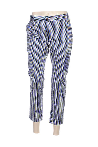 closed pantalons femme de couleur bleu