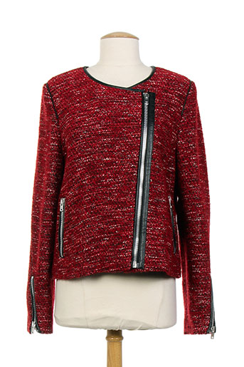 gerard darel vestes femme de couleur rouge