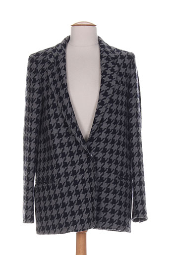 maxmara vestes femme de couleur gris