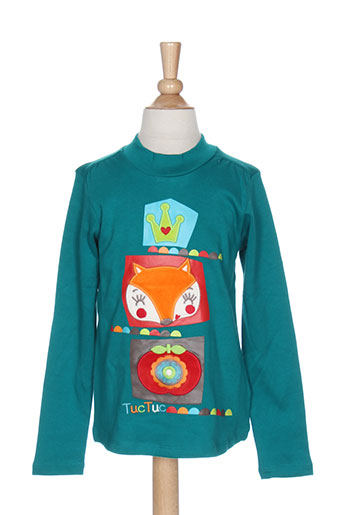 tuc tuc t-shirts fille de couleur vert