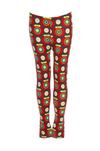 tuc tuc pantalons fille de couleur rouge