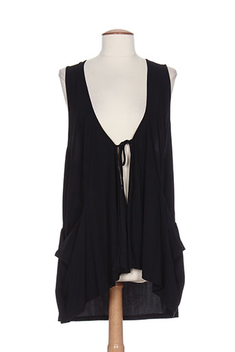 xo gilets femme de couleur noir