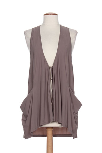 xo gilets femme de couleur marron