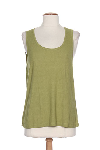 cannisse t-shirts femme de couleur vert