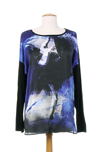 alan red chemises femme de couleur bleu