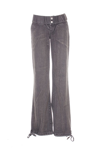 fornarina pantalons femme de couleur gris