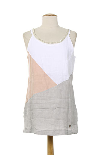 blanc boheme chemises femme de couleur blanc