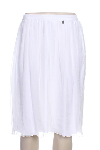 blanc boheme jupes femme de couleur beige
