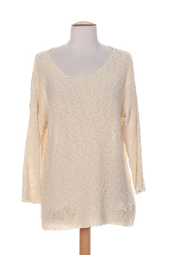 blanc boheme pulls femme de couleur beige