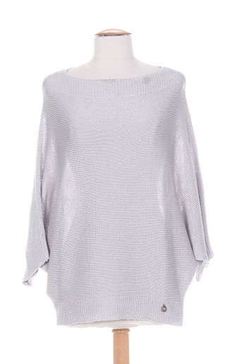 blanc boheme pulls femme de couleur gris