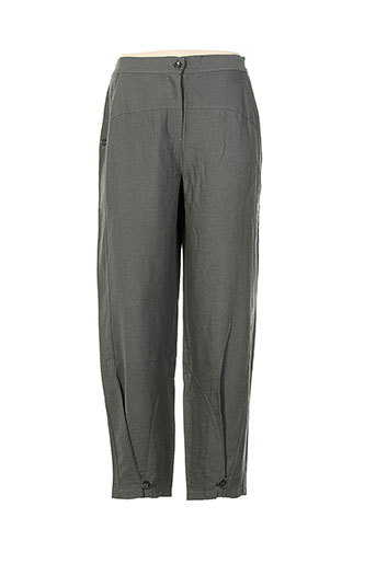 cannisse pantalons femme de couleur gris