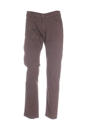trussardi jeans pantalons femme de couleur marron