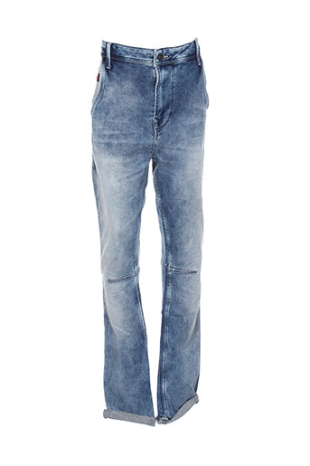 pepe jeans jeans fille de couleur bleu