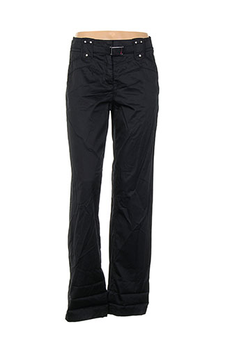 sportmax pantalons femme de couleur noir