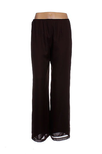 jean delfin pantalons femme de couleur marron
