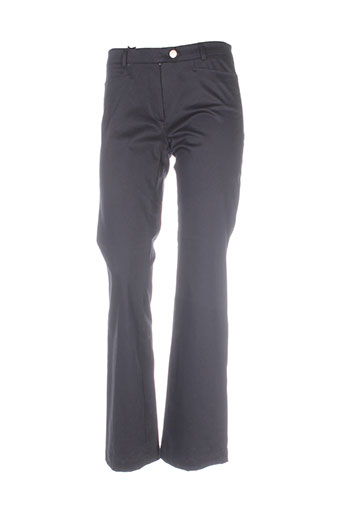 paul brial pantalons femme de couleur noir
