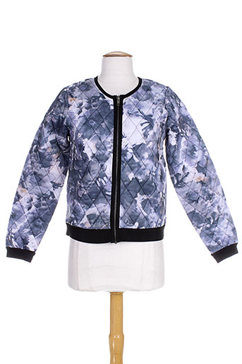b.young vestes femme de couleur gris