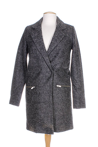 vila manteaux femme de couleur gris