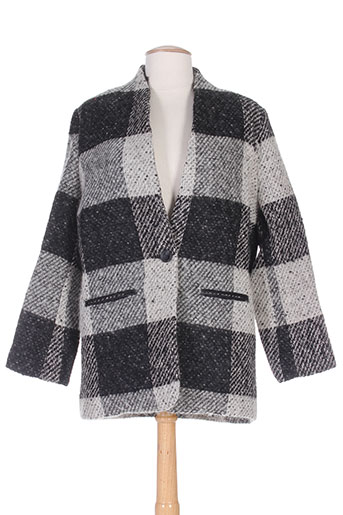 suncoo manteaux femme de couleur noir