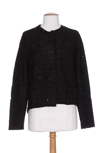 ichi gilets femme de couleur noir