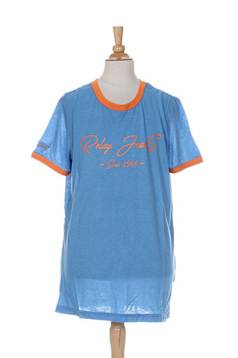 relay jeans t-shirts garçon de couleur bleu