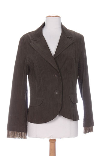 femmes je vous aime vestes femme de couleur marron