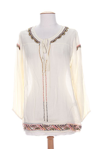 charlie joe chemises femme de couleur beige