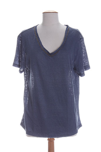 charlie joe t-shirts femme de couleur bleu