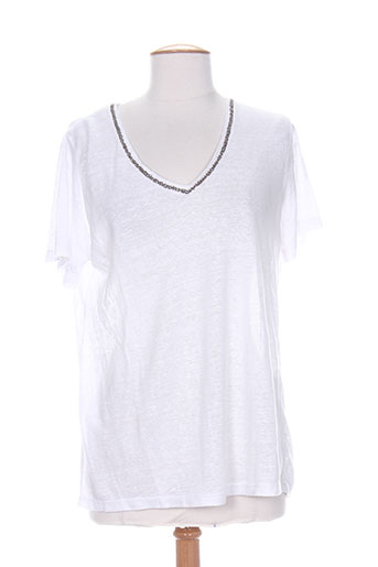 charlie joe t-shirts femme de couleur blanc
