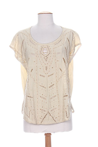 charlie joe chemises femme de couleur beige