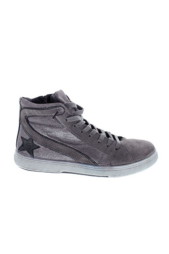 made et in et italy baskets femme de couleur gris