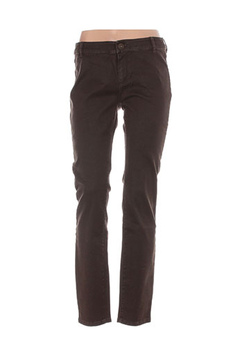 maxmara jeans femme de couleur marron