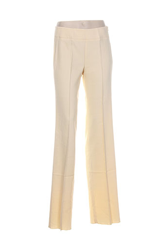maxmara pantalons femme de couleur beige