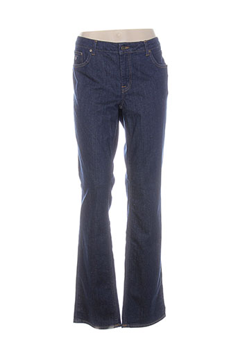 gant jeans femme de couleur bleu