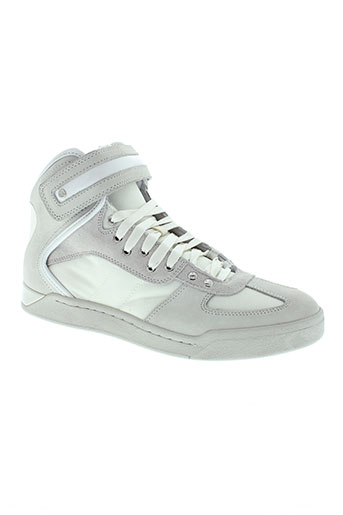 diesel chaussures homme de couleur blanc