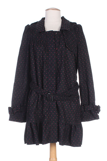 zoe la fee manteaux femme de couleur noir