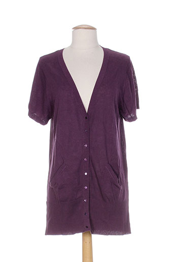 pablo gerard darel gilets femme de couleur violet
