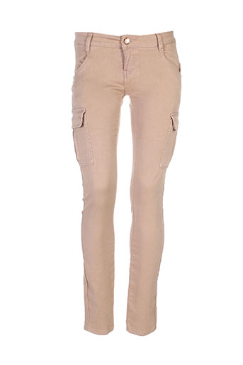 realty pantalons femme de couleur beige