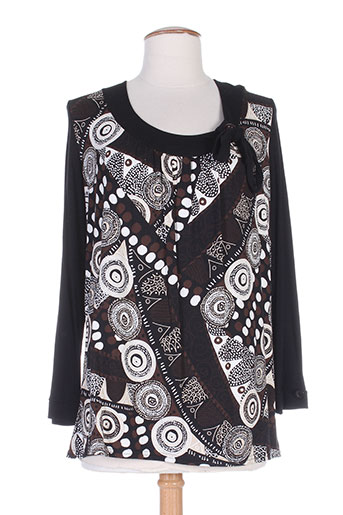20/20 t-shirts femme de couleur noir