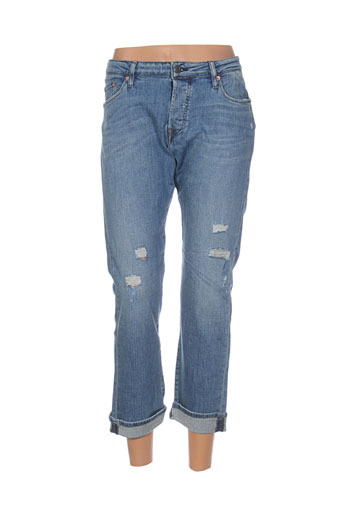 teddy smith jeans femme de couleur bleu