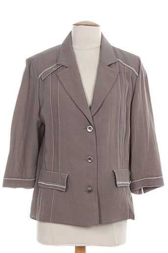 jean delfin vestes femme de couleur marron